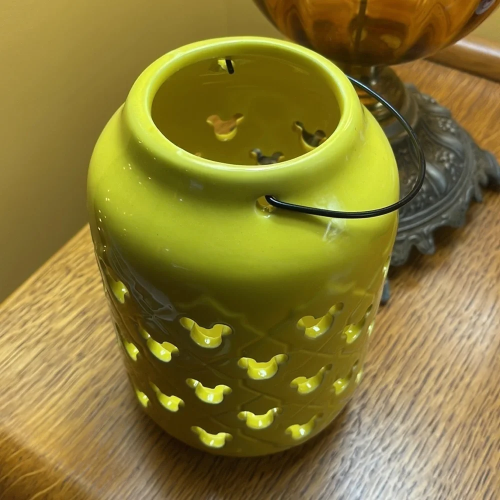 Disney Candle Holder Disney Lantern Mickey Mouse Ceramic Garden Lantern